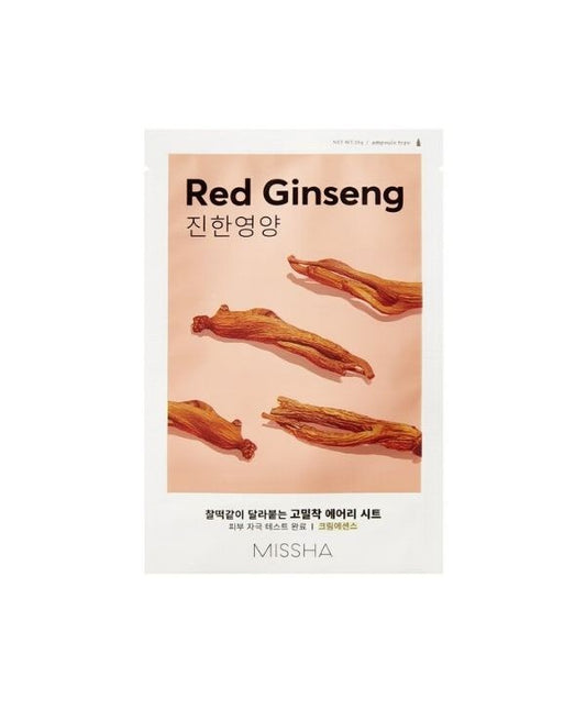 MISSHA AIRY FIT SHEET MASK - RED GINSENG 19 G