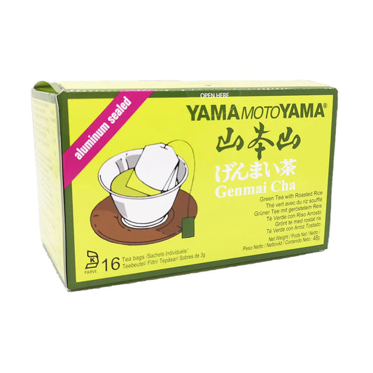 Tè verde con riso arrosto Genmaicha in bustine - 48g
